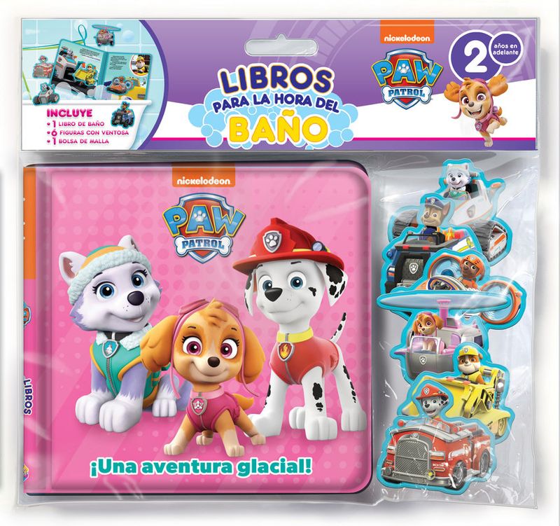 PATRULLA CANINA GIRLS LIBRO BANO - UNA AVENTURA GLACIAL