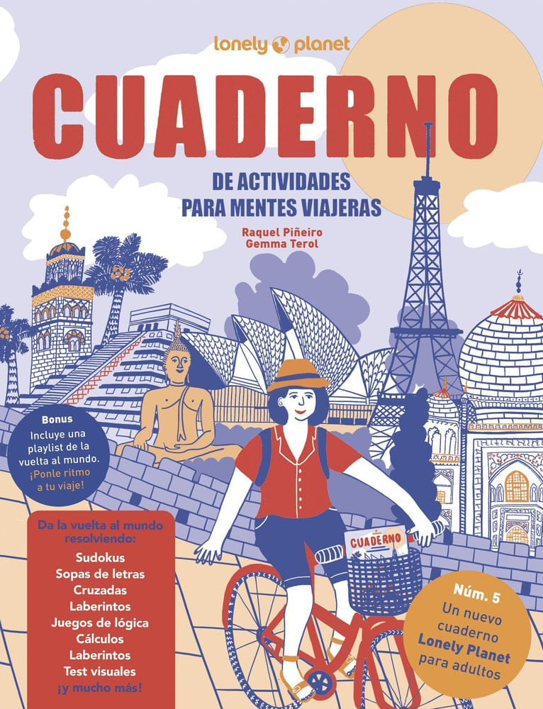 Cuaderno de actividades para mentes viajeras vol 5
