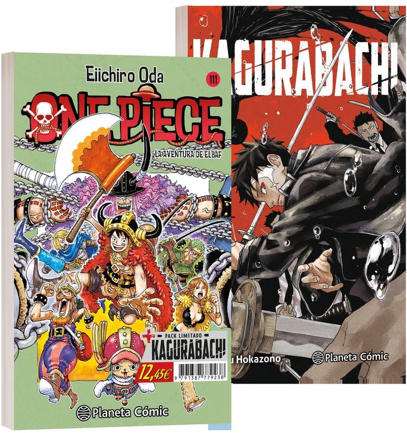 ONE PIECE Nº 111  KAGURABACHI Nº 01 PACK ESPECIAL