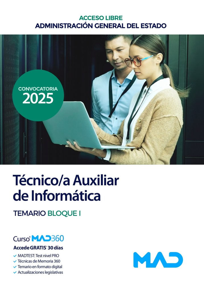 TECNICO A AUXILIAR DE INFORMATICA TEMARIO BLOQUE 1