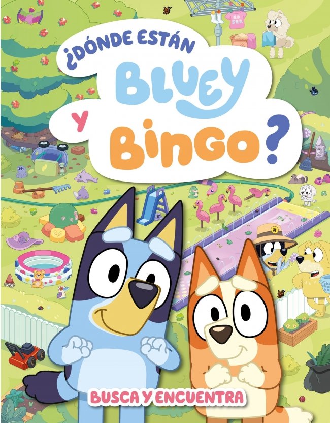 BLUEY ACTIVIDADES - DONDE ESTAN BLUEY Y BINGO EDICION EN ESPANOL
