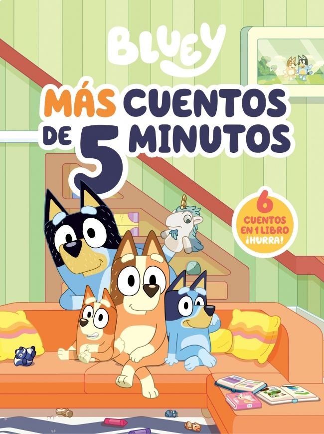 BLUEY RECOPILATORIO DE CUENTOS MAS CUENTOS DE 5 MINUTOS EDIC