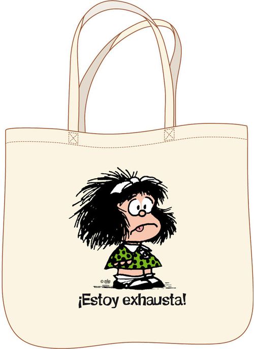BOLSA MAFALDA TOTE BAG ESTOY EXHAUSTA