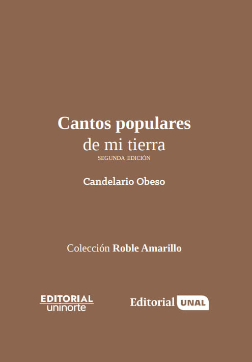Cantos populares de mi tierra Segunda edición