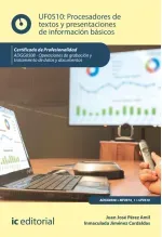 Procesadores de textos y presentaciones de informacion basicos ADGG0508