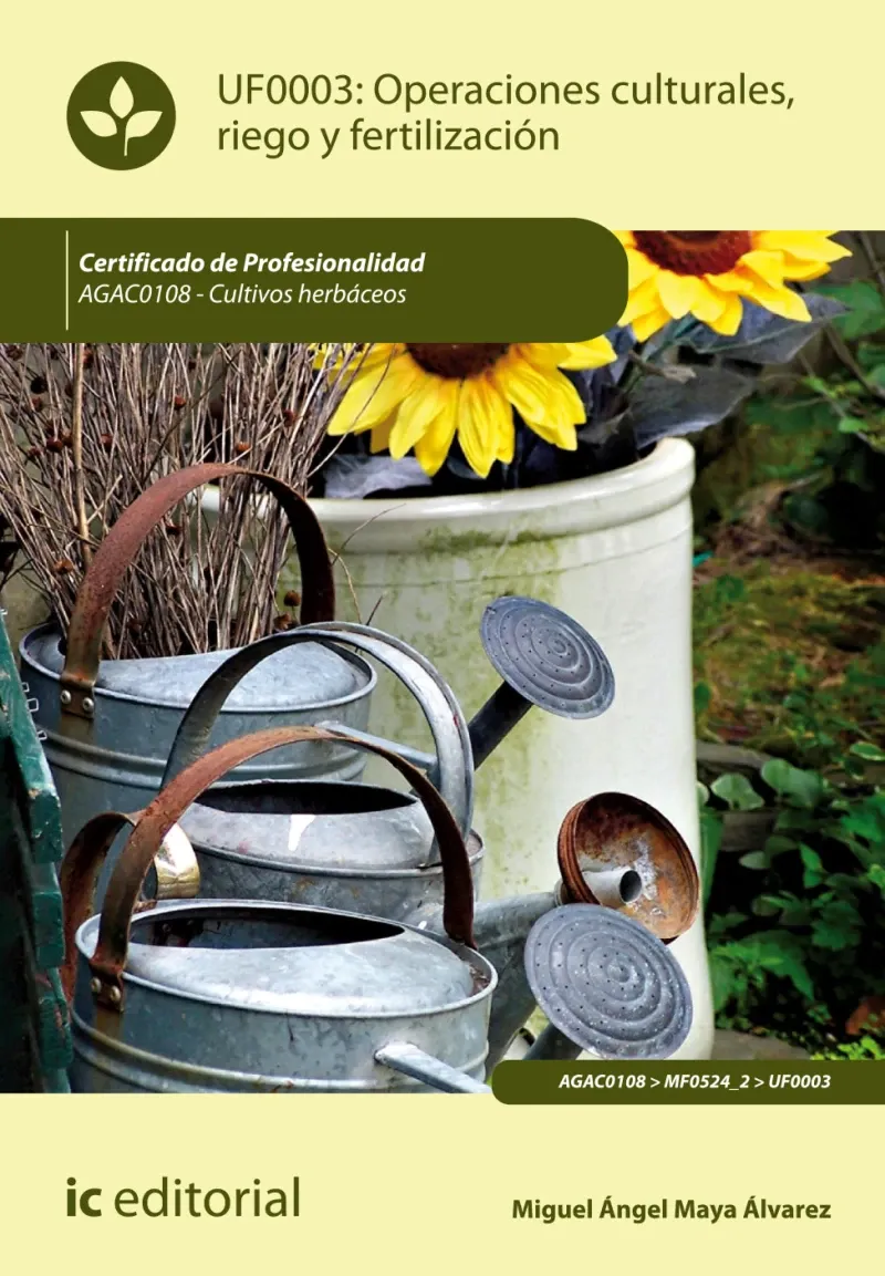 Operaciones culturales riego y fertilizacion AGAC0108