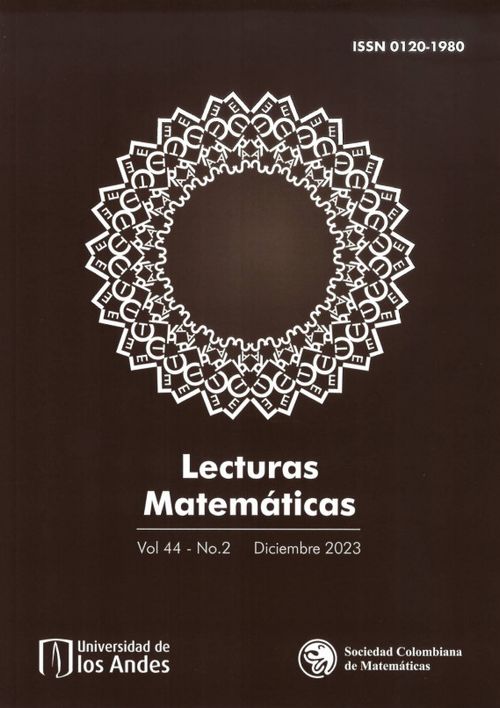 Lecturas matemáticas Vol44 No2