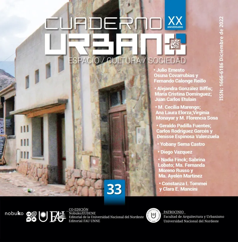 CUADERNO URBANO 33 - ESPACIO CULTURA SOCIEDAD