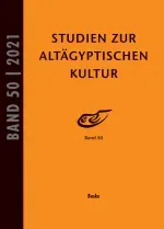 Studien zur Altagyptischen Kultur Band 50