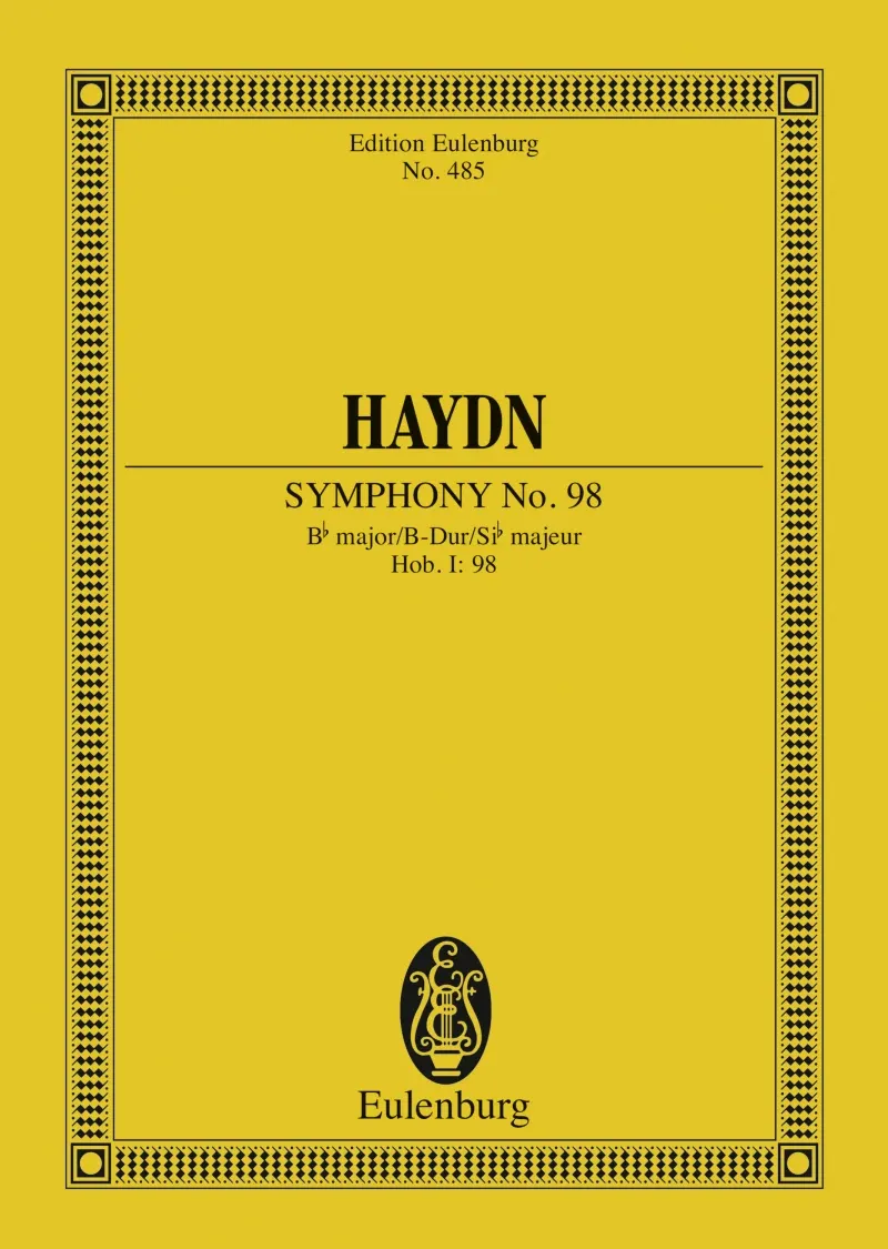 Symphony No 98 Bb major