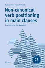 Non-canonical verb positioning in main clauses