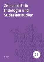 Zeitschrift fur Indologie und Sudasienstudien Band 28 2011