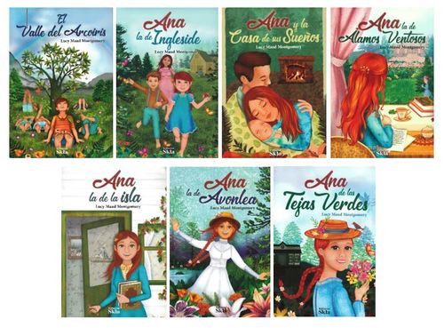 Colección Ana de las tejas verdes  7 tomos
