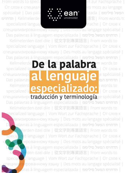 De la palabra al lenguaje especializado traducción y terminología