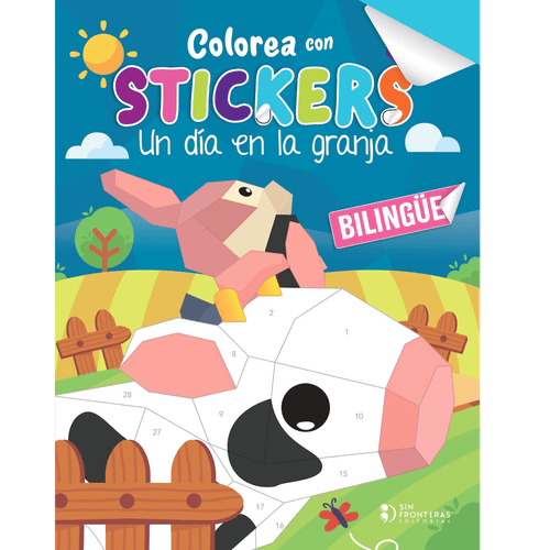 Colorea con stickers