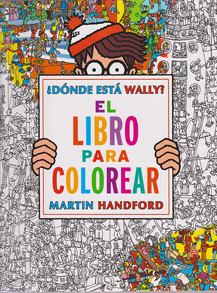 ¿Dónde está Wally? El libro para colorear