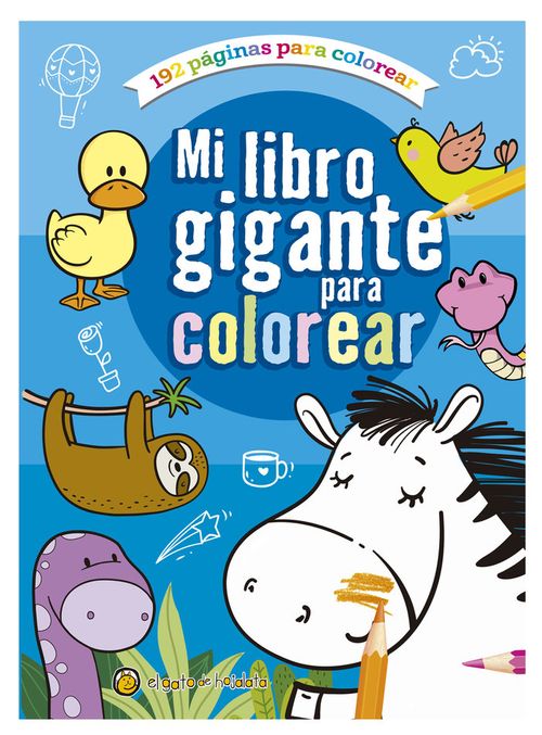 MI LIBRO GIGANTE PARA COLOREAR 2 AZUL