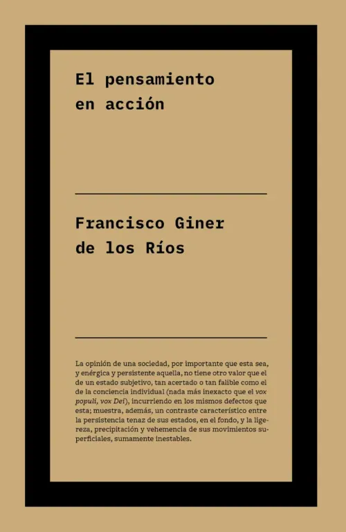 El pensamiento en accion