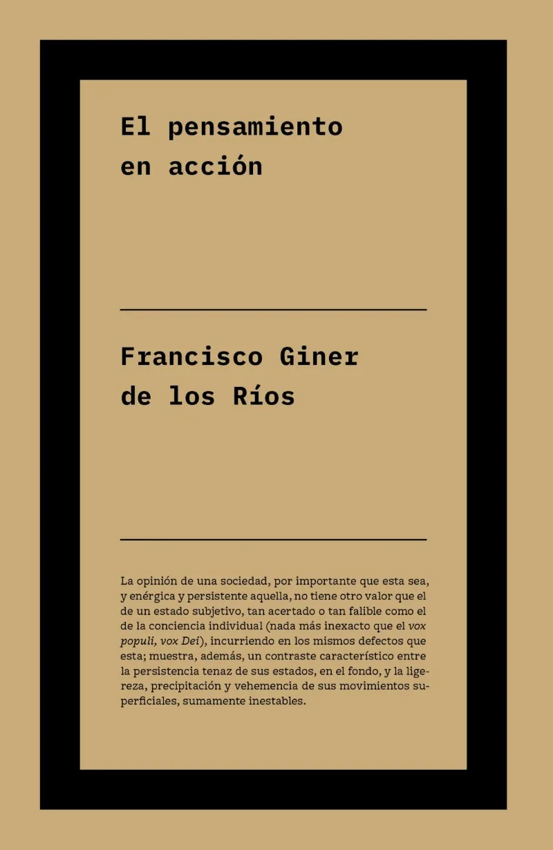 El pensamiento en accion