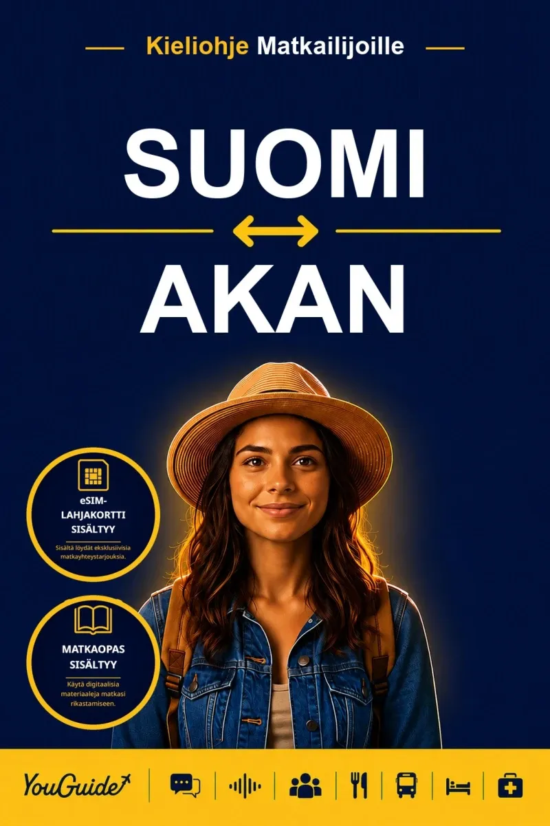 The Language Guide for Travelers - Finnish to Akan