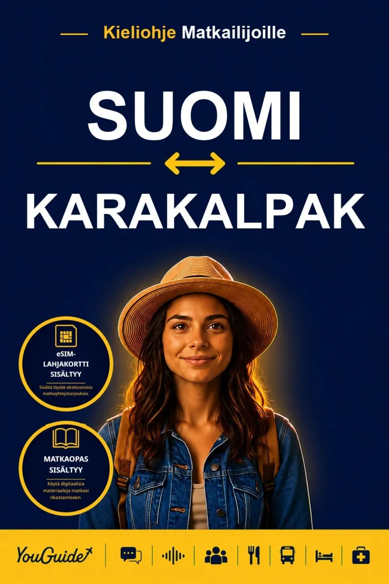 The Language Guide for Travelers - Finnish to Karakalpak