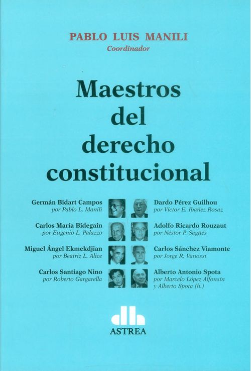 Maestros del derecho constitucional