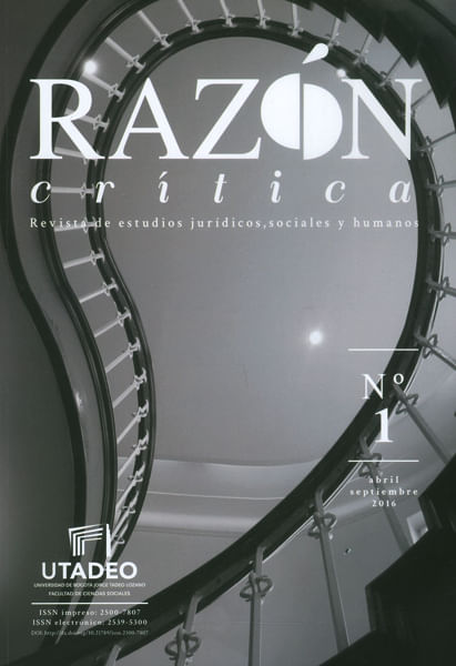 Razón crítica Revista de estudios jurídicos sociales y humanos  No1