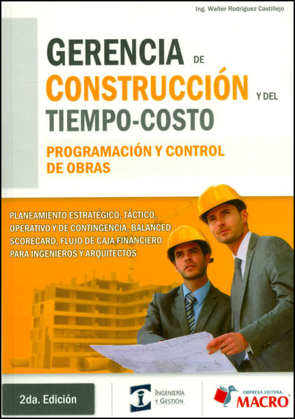 Gerencia de construcción y del tiempocosto Programación y control de obras