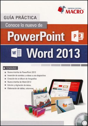 Conoce lo nuevo de PowerPoint y Word 2013 (Incluye CD)
