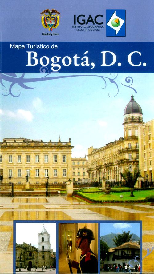 Mapa turístico de Bogotá DC