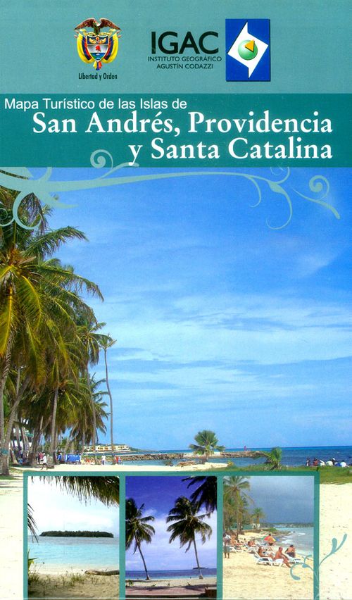 Mapa turístico de las Islas de San Andrés Providencia y Santa Catalina